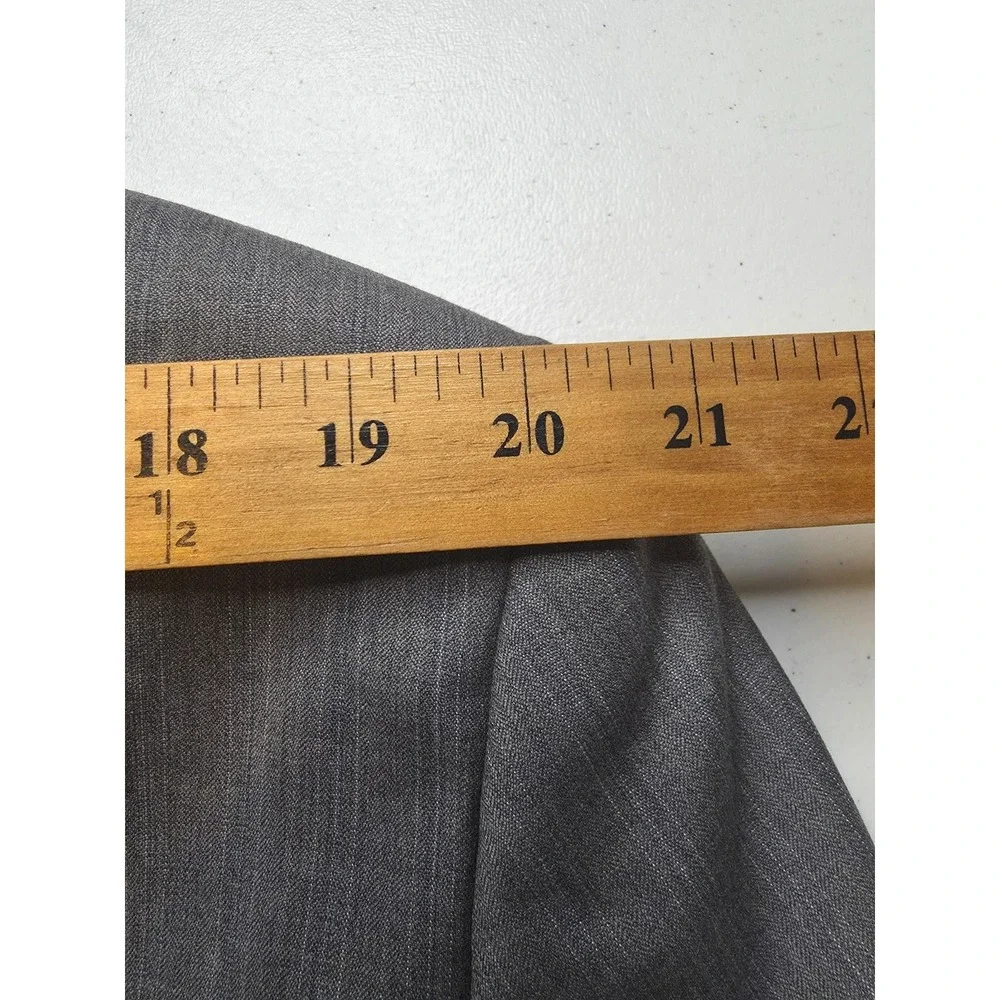 Pronto Uomo Blazer Mens 44R Gray‎ Super 120's Wool Sport Coat Jacket 3 Buttons